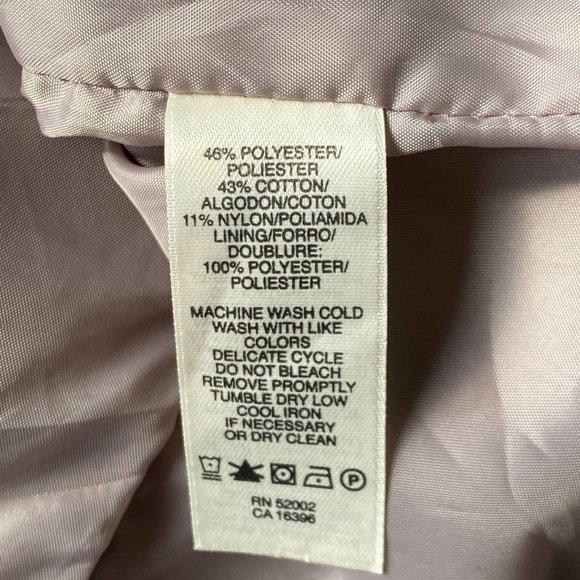 DKNY Stone Taupe Trench Coat - Picture 7 of 7